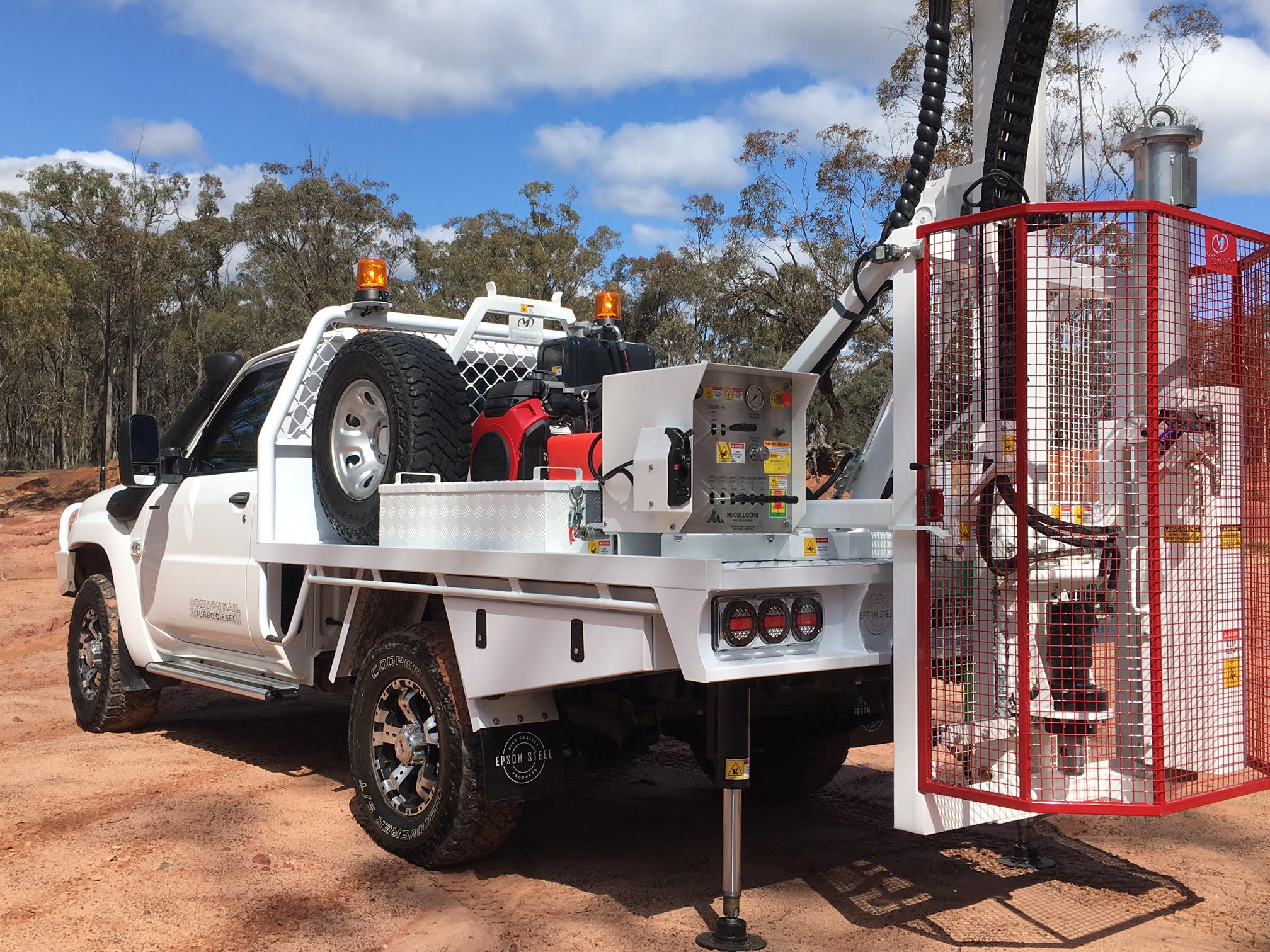 utility vehicle drill rig