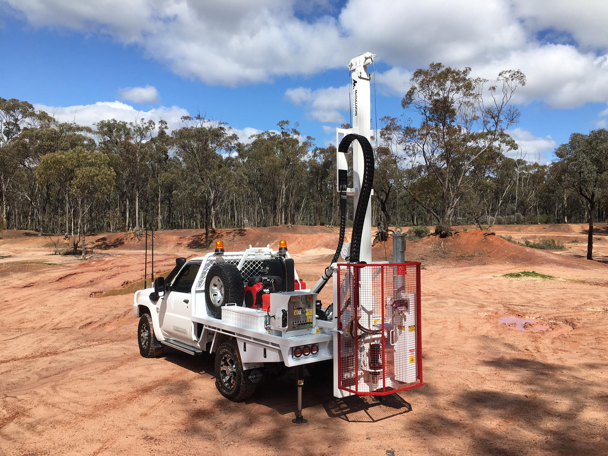 utility vehicle drill rig 2