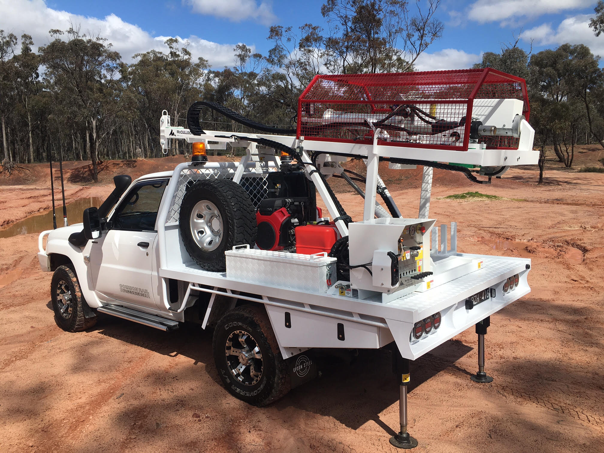 utility vehicle drill rig 3