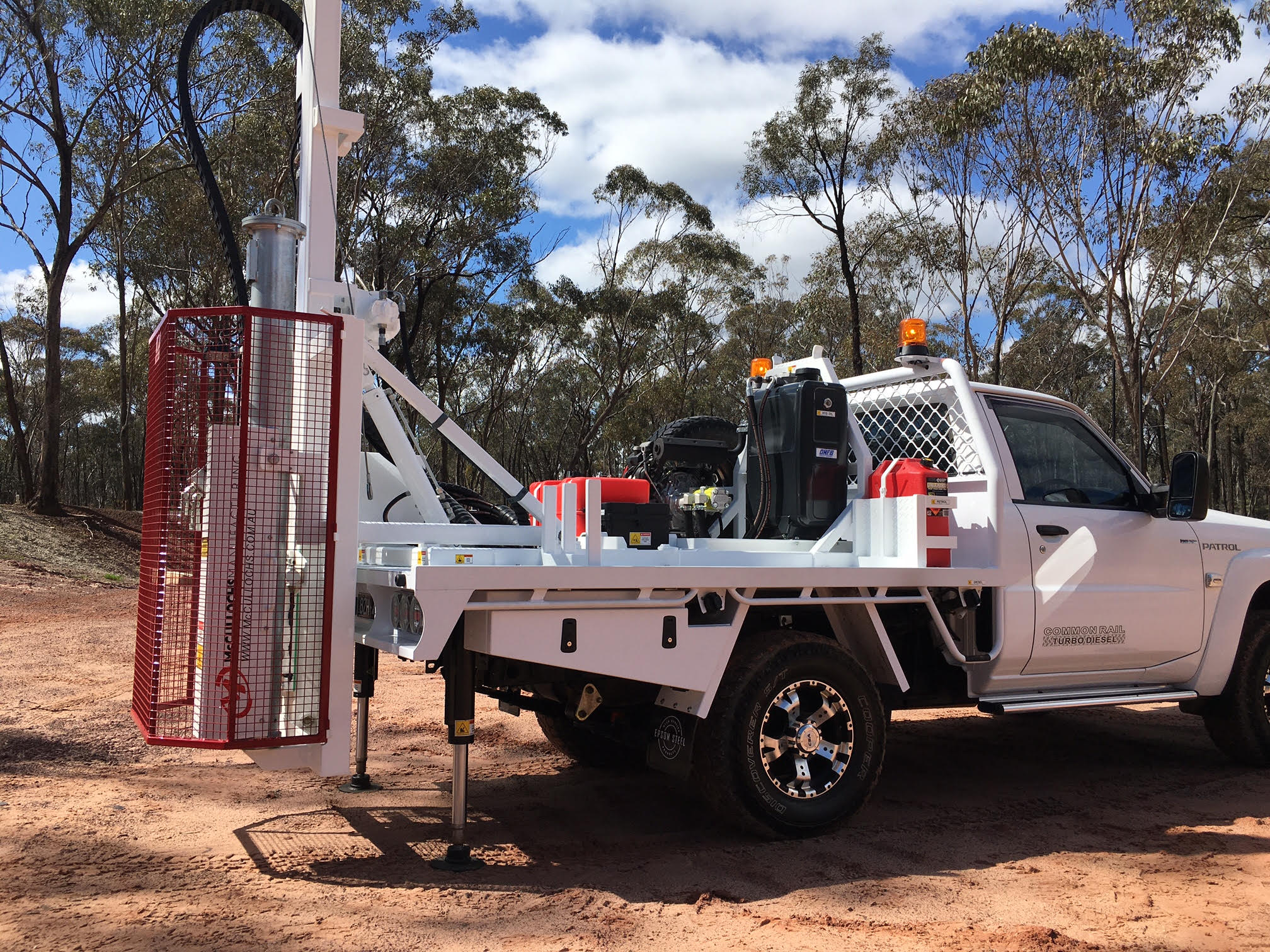 utility vehicle drill rig 4